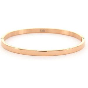 Kalli Bangle Armband Glans 4 mm Rosé Goud