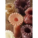 Madam Stoltz - Vaas - Diep Rood - Groot Formaat - Hoogwaardig Glas