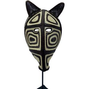 Ethic & Tropic - Fairtrade Masker - Kunstmasker - Uniek - Handgemaakt - Inheemse kunst