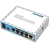 Mikrotik - RB952Ui-5ac2nD - Router - Wit - Dual-Band 802.11ac, 5 Ethernet-poorten