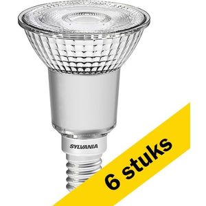 6x Sylvania LED lamp E14 | PAR16 | 3000K | 4.5W (50W)