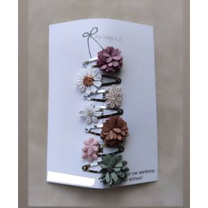 haarclip Baby haarspelden bloemen