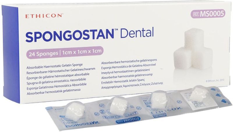 Spongostan dentaal 1x1x1cm