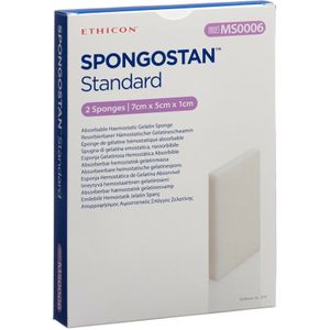 Ethicon Spongostan standard 7x5x1cm 2 stuks