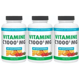 Gezonderwinkelen Premium Vitamine C 1000mg trio-pak voordeel-pak  3x 250 tabletten ) 750 tabletten