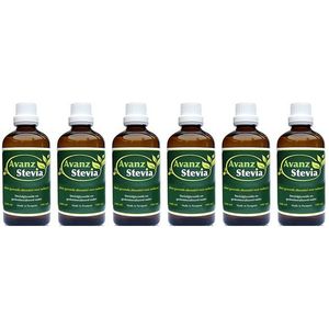 Avanz Stevia 6-pak 6x 100ml zoetmiddel druppels