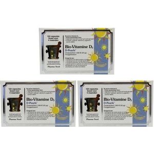 Pharma Nord Bio vitamine D3 25 mcg 1000IE trio-pak 3x 120 capsules |