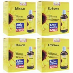 Bloem Echinacea (voorheen extra forte, is naam veranderd) vier-pak  4x duo 2 x 100 ml (= dus 800ml!)