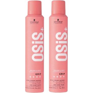 Schwarzkopf Professional OSiS+ Grip Volume Haarmousse - voordeelverpakking - 2 x 200ml