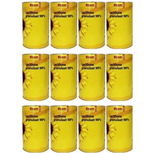 Bloem Lecithine Granulaat 98% twaalf-pak 12x 400 gram (zie ook Nutriforce (=zelfde, voordeliger) |