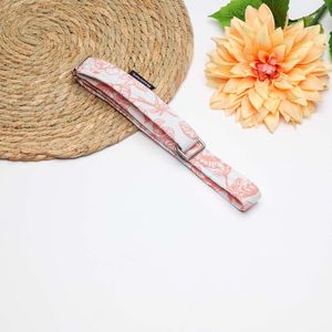 Honden wurgriem Pink Flowers maat S