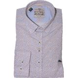 Dario Beltran - Heren Overhemd - Gebloemd - Modern Fit - 50% Katoen 50% Polyester