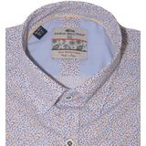 Dario Beltran - Heren Overhemd - Gebloemd - Modern Fit - 50% Katoen 50% Polyester