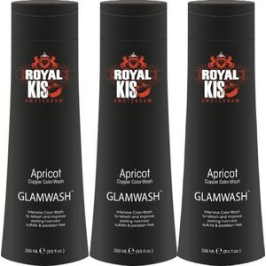 KIS ROYAL - GlamWash Apricot - 3 x 250ml