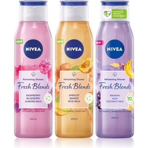 NIVEA Fresh Blends Verfrissende Douchegel 3 x 300 ml(handige verpakking)