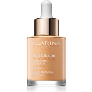 Clarins Skin Illusion Natural Hydrating Foundation Verhelderende Hydraterende Make-up SPF 15 Tint 107 Beige 30 ml