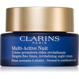 Clarins Multi-Active Night Revitaliserende Nachtcrème voor Fijne Lijntjes voor Normale tot Gemengde Huid 50 ml