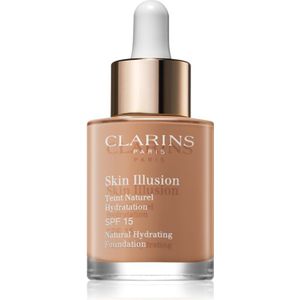 Clarins Skin Illusion Natural Hydrating Foundation Verhelderende Hydraterende Make-up  SPF 15 Tint  113 Chestnut 30 ml