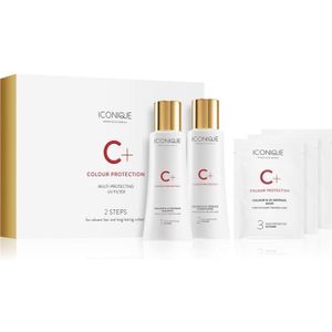 ICONIQUE Professional C+ Colour Protection 2 steps for vibrant hair and long lasting colour Gift Set (voor Gekleurd Haar )