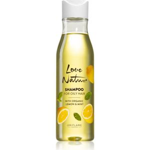Oriflame Love Nature Organic Lemon & Mint Dieptereinigende Shampoo voor Vet Haar 250 ml