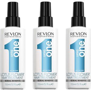 Revlon Uniq One Lotus Hair Treatment - 3x 150ml