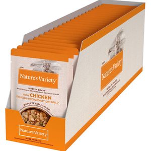 Megapack Nature's Variety Bites in Soße 44 x 85 g - mit Huhn