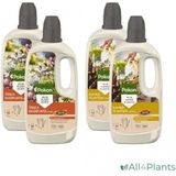 POKON BIO PLANTENVOEDING 2 SOORTEN VOORDEELPACK 4 X 1 LITER