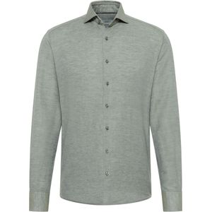 Eterna - 2355 - Lange Mouw Overhemd - Blauw - Katoen