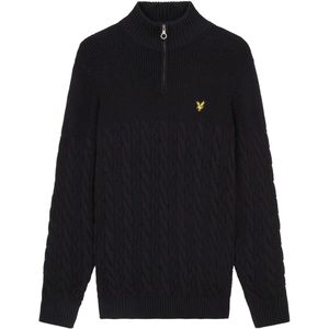 Lyle and Scott - KN1902V Z865 - Trui - Zwart - Katoen