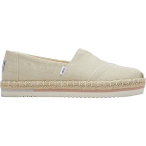 Toms - Alpargata Platform - Loafers - Beige - Jute