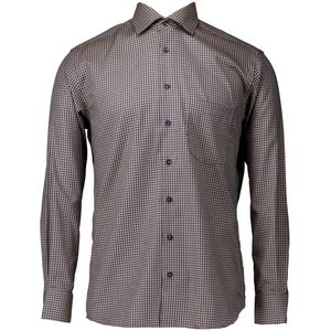 Eterna - Lange Mouw Overhemden - Bruin - 4201 X15K