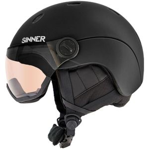 Sinner Titan Visor Meekleurend 52 / 55 / 59 / 63 Vizierhelm Jr+sr Zwart