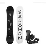 Salomon Craft Incl. Trigger Binding Snowboard Set Heren Zwart Dessin