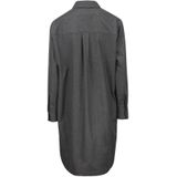 Brunello Cucinelli - Wollen Jurk - Grijs - Knoopsluiting - Dames