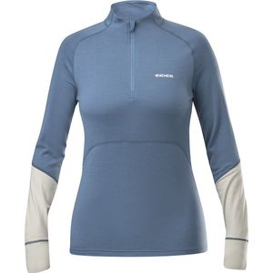Eider - Sarenne Merino Half Zip - Thermokleding - Blauw - Dames