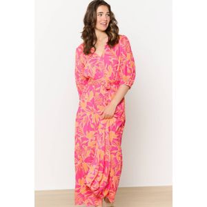 LOLALIZA midi jurk oranje