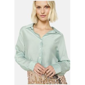 LOLALIZA - Satijnen Blouse - Mintgroen