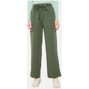 LOLALIZA - Wide Leg High Waist Broek - Kaki