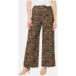 LOLALIZA - Wide Leg - Casual Broek - Bruin