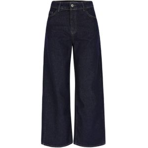 LOLALIZA - Wide Leg Jeans - Donkerblauw - Denim
