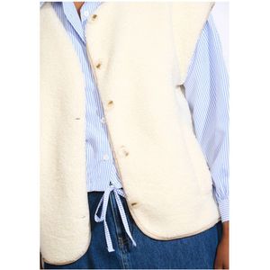 LOLALIZA - Gilet - Ecru