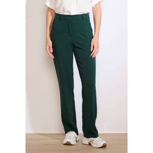 LOLALIZA - Flared Pantalon - Donkergroen