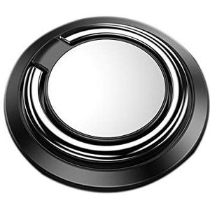 Autoset voor iPhone 11 Pro Max smartphone (metalen ring + magnetische autohouder), zwart