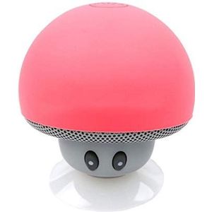 Bluetooth-luidspreker voor Samsung Galaxy J6+, smartphone, zuignap, luidspreker, micro mini (roze)