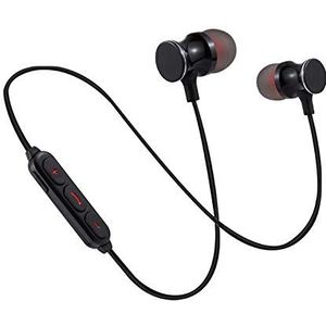 Bluetooth hoofdtelefoon, metaal, voor Nokia 9, PureView Smartphone, draadloos, afstandsbediening, handsfree, voor het oor, universeel (zwart)