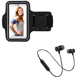 Motorola - Sportset - Hardlopen - Bluetooth Hoofdtelefoon - Metaal - Armband - Zwart