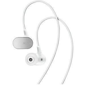 Nixon H023100-00 Micro Blaster in-ear hoofdtelefoon met microfoon (106dB, 3,5 mm jackplug) wit