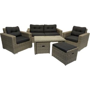 Mondial Living Loungeset Garonne Forest Grey