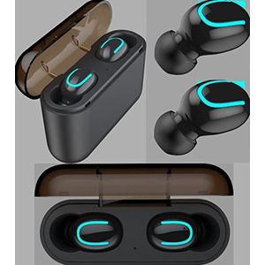 Bluetooth hoofdtelefoon met oplaadbox voor ZTE Blade V10 Smartphone, draadloos, in-ear hoofdtelefoon, waterdicht