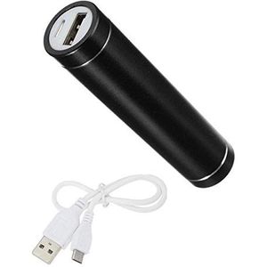 Externe acculader voor Xiaomi Redmi S2 Universal Power Bank 2600 mAh met USB-kabel / Mirco USB noodgevallen telefoon (zwart)